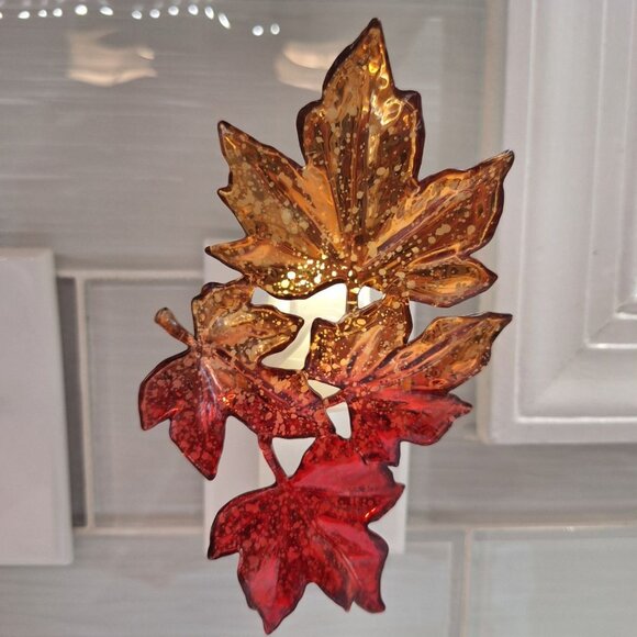 Bath Body Wallflower Plug Leaves Fall Maple Autumn Leaf Light Air Freshener - Picture 8 of 8